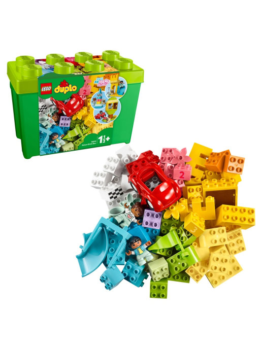 Конструктор LEGO DUPLO Classic 10914 Большая коробка с кубиками, 85 деталей
