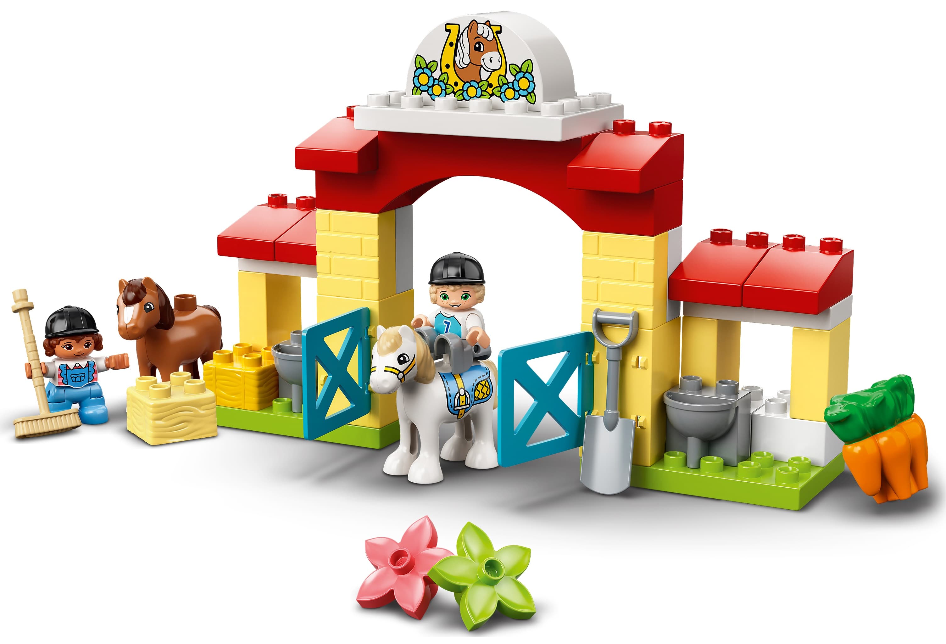 Конструктор LEGO Duplo Town «Конюшня для лошади и пони» 10951 / 65 деталей