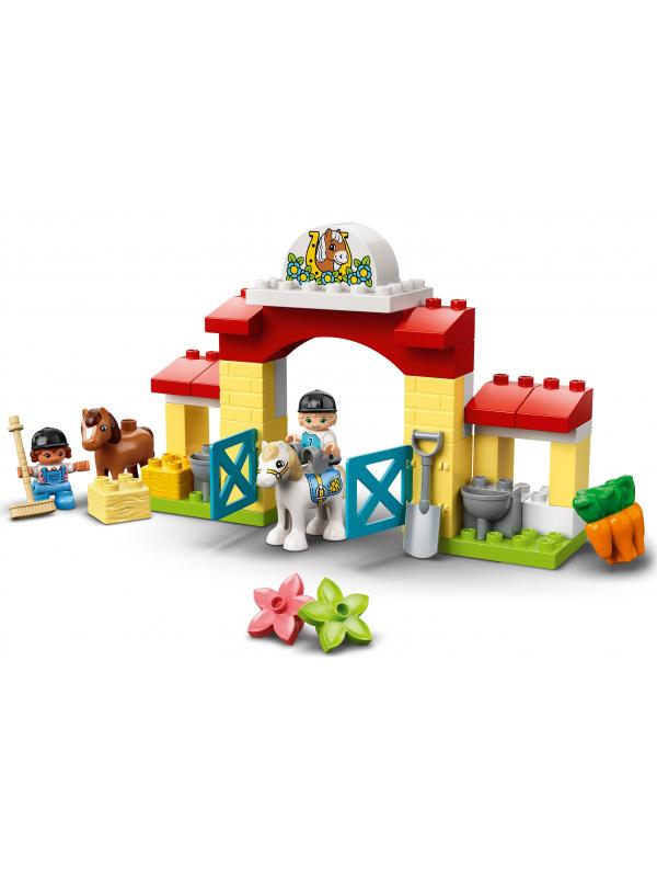 Конструктор LEGO Duplo Town «Конюшня для лошади и пони» 10951 / 65 деталей