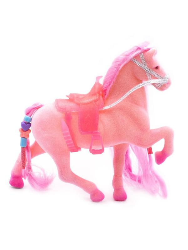 Кукольная фигурка Лошадка Принцессы 17 см. / Розовая
