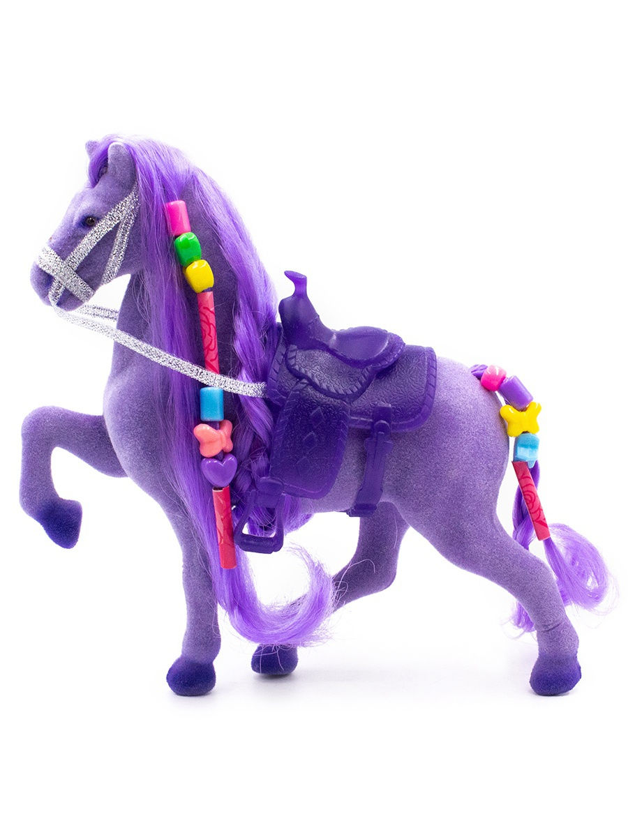 Кукольная фигурка Лошадка Принцессы 17 см. / Фиолетовая