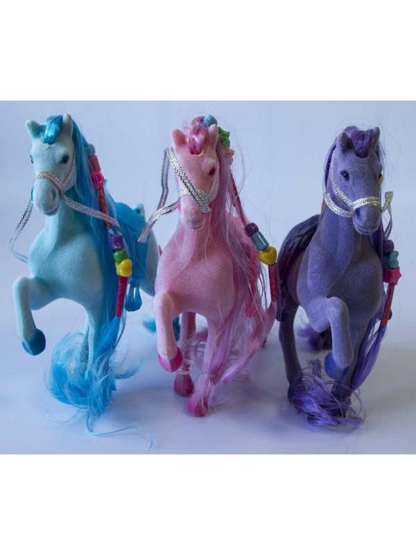 Кукольная фигурка Лошадка Принцессы 17 см. / Фиолетовая