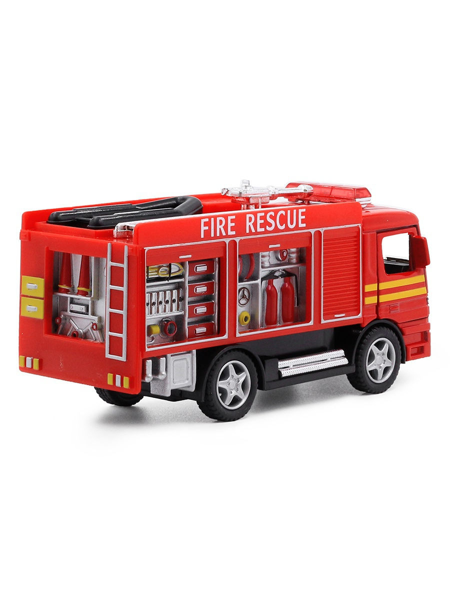 Металлическая машинка KinsFun 1:32 «Rescue Fire Engine» KS5110D инерционная