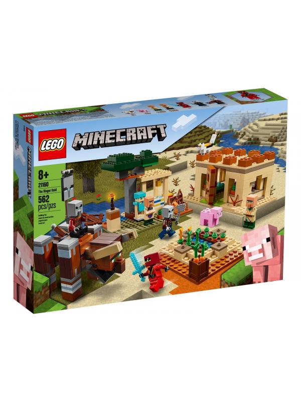 Конструктор LEGO Minecraft «Патруль разбойников» 21160 / 562 детали