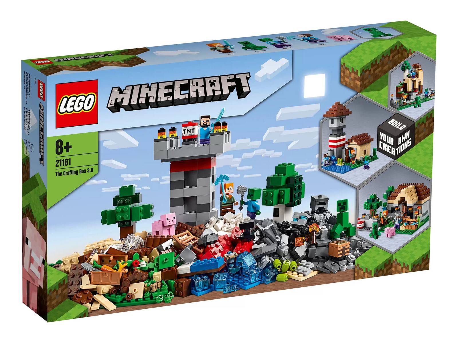 Конструктор LEGO Minecraft «Набор для творчества 3.0» 21161 / 564 детали