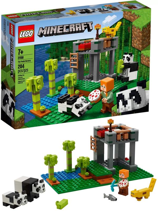 Конструктор LEGO Minecraft «Питомник панд» 21158 / 204 детали