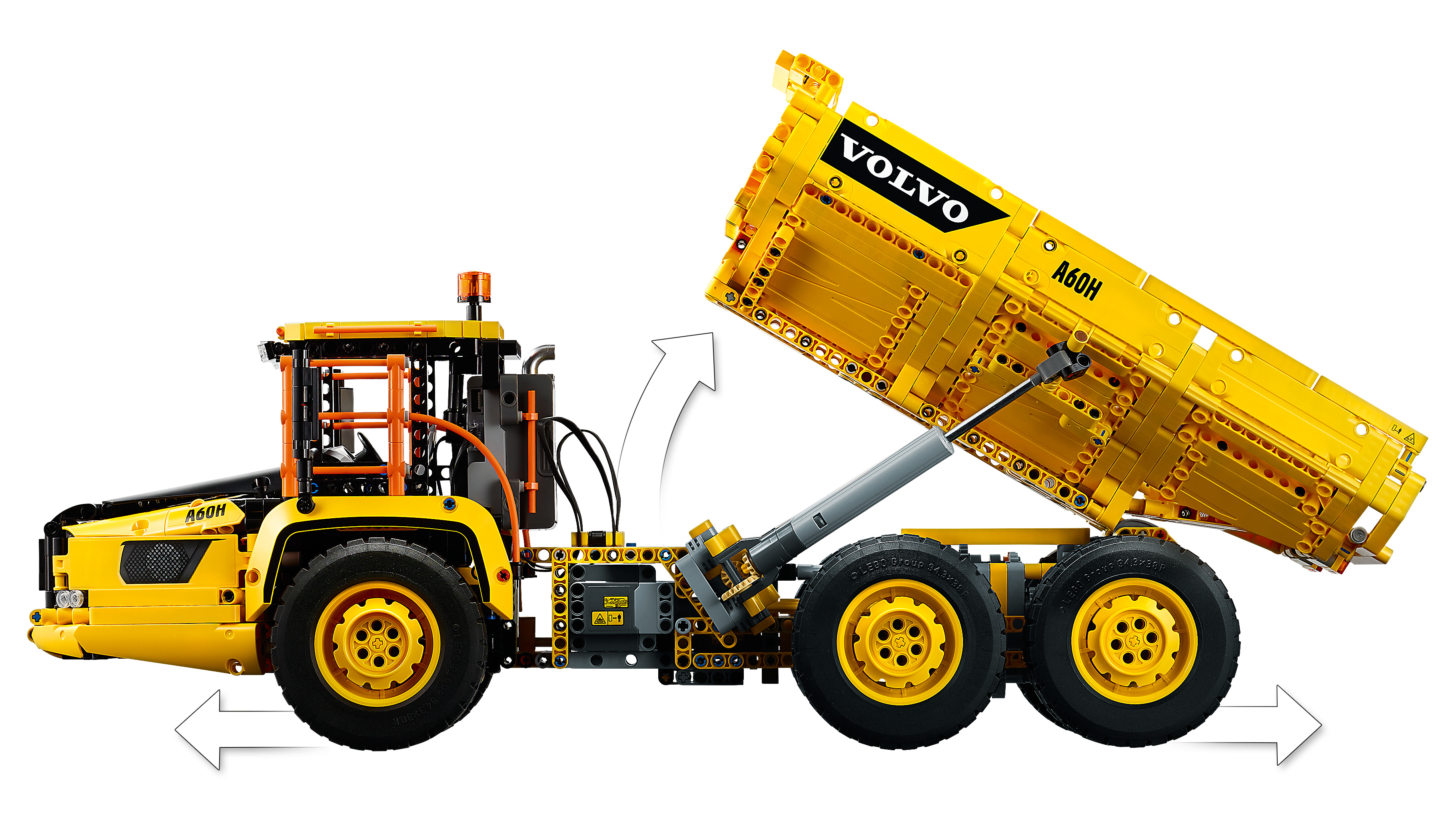 Конструктор LEGO Technic «Самосвал Volvo 6х6» 42114 / 2193 детали