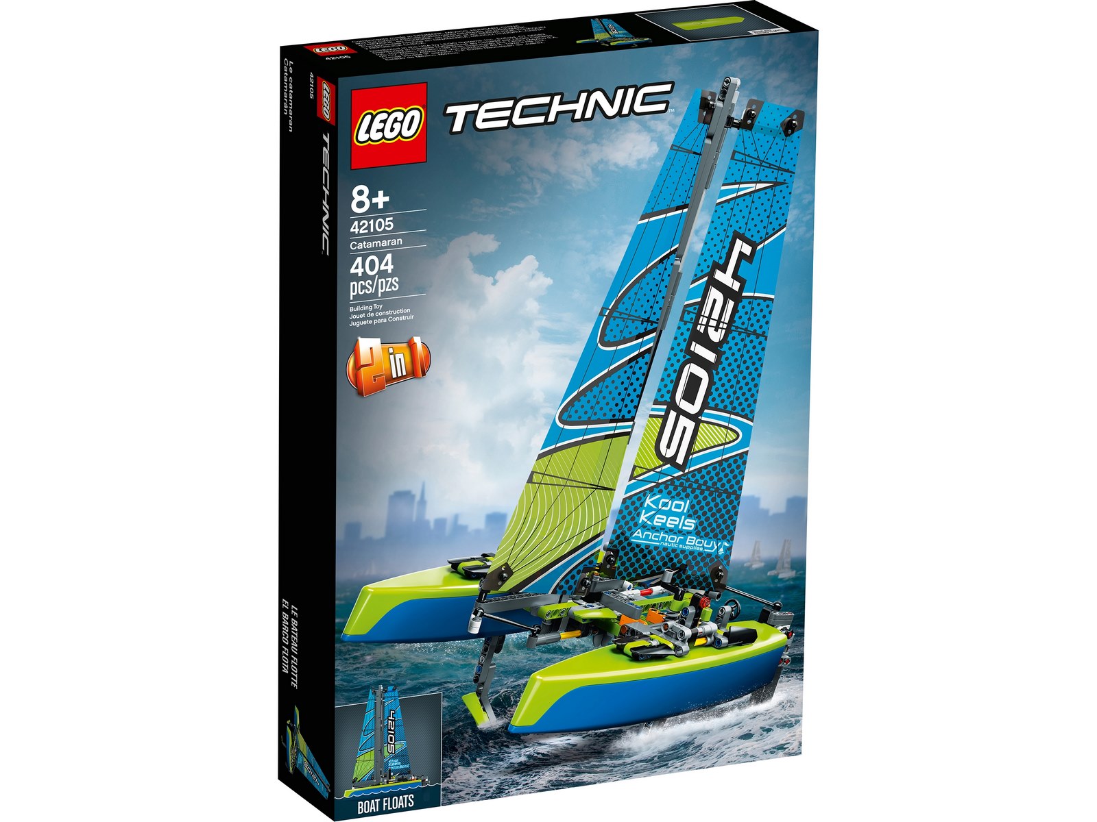 Конструктор LEGO Technic «Катамаран» 42105 / 404 детали