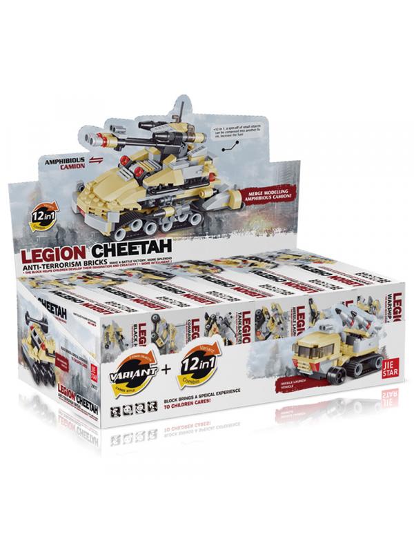 Конструктор Jie Star «Военная техника 12 в 1» 29017