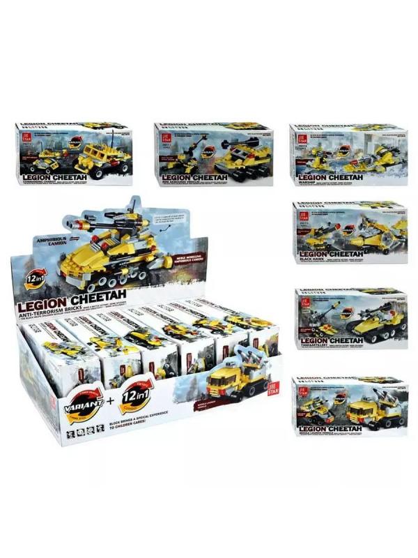 Конструктор Jie Star «Военная техника 12 в 1» 29017