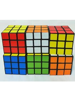 Кубик рубик по 6шт.  5.3см кубик в пакете