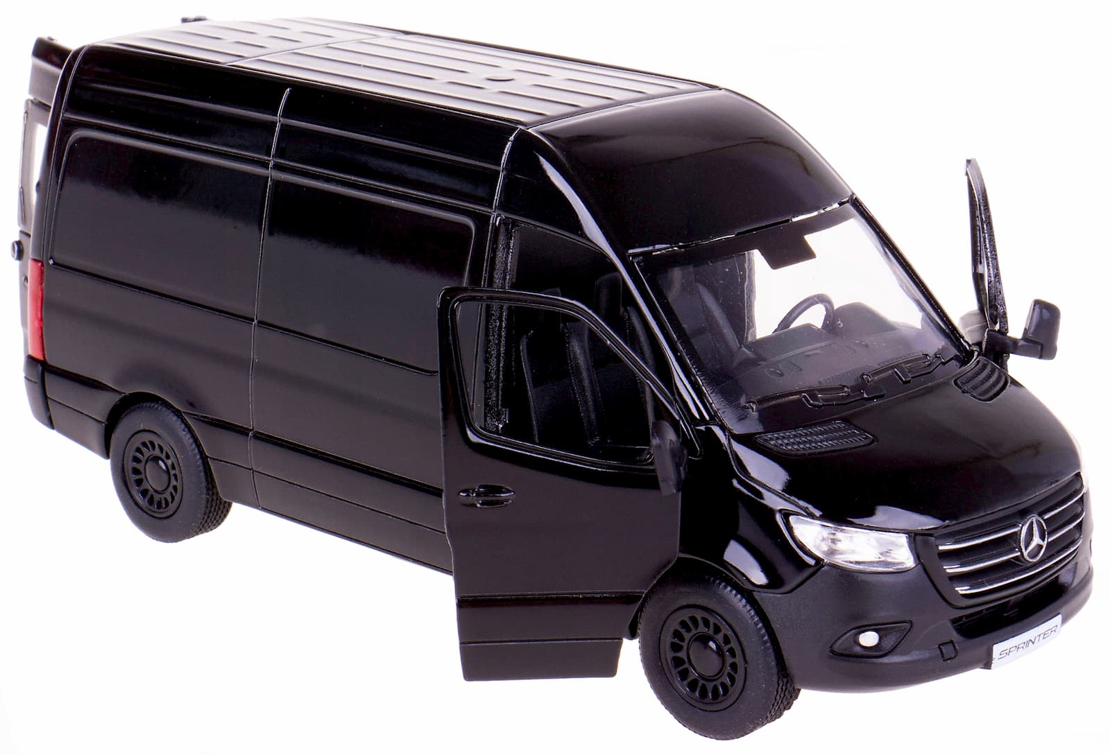 Металлическая машинка Kinsmart 1:48 «Mercedes-Benz Sprinter» KT5426W, инерционная в коробке / Микс