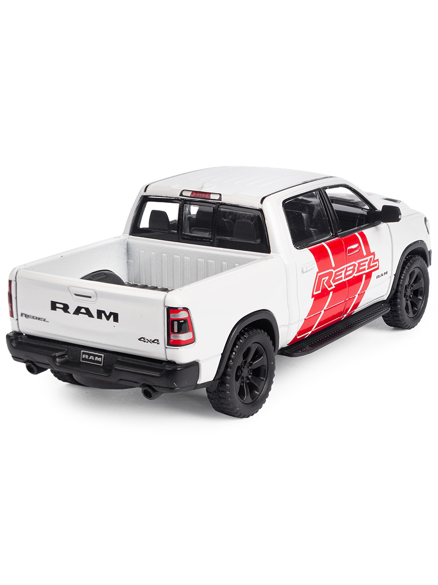 Металлическая машинка Kinsmart 1:46 «2019 Dodge RAM 1500 Livery Edition» KT5413DF, инерционная / Микс