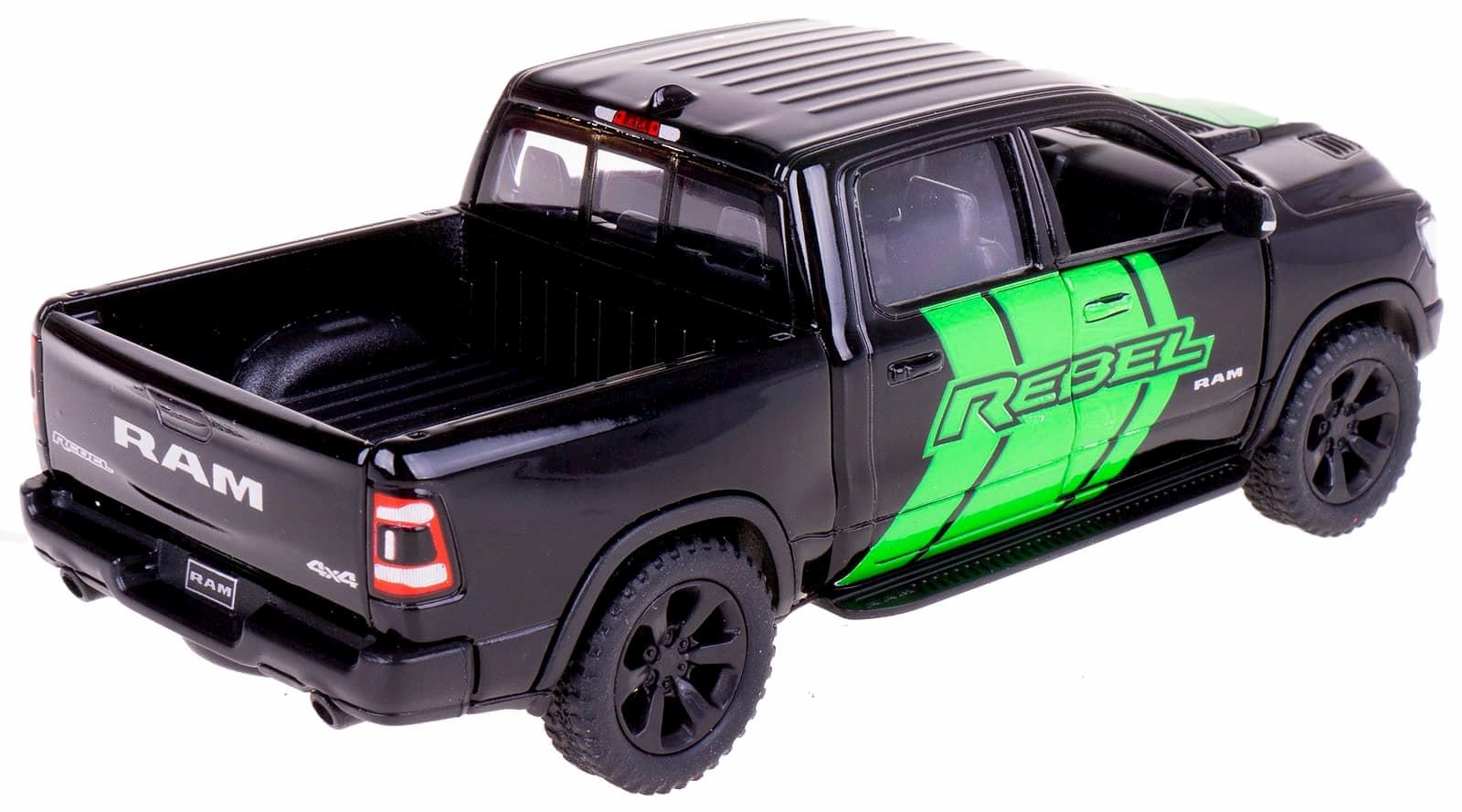 Металлическая машинка Kinsmart 1:46 «2019 Dodge RAM 1500 Livery Edition» KT5413DF, инерционная / Микс