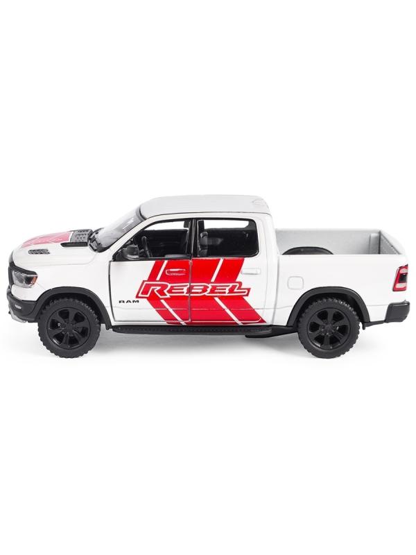 Металлическая машинка Kinsmart 1:46 «2019 Dodge RAM 1500 Livery Edition» KT5413DF, инерционная / Микс