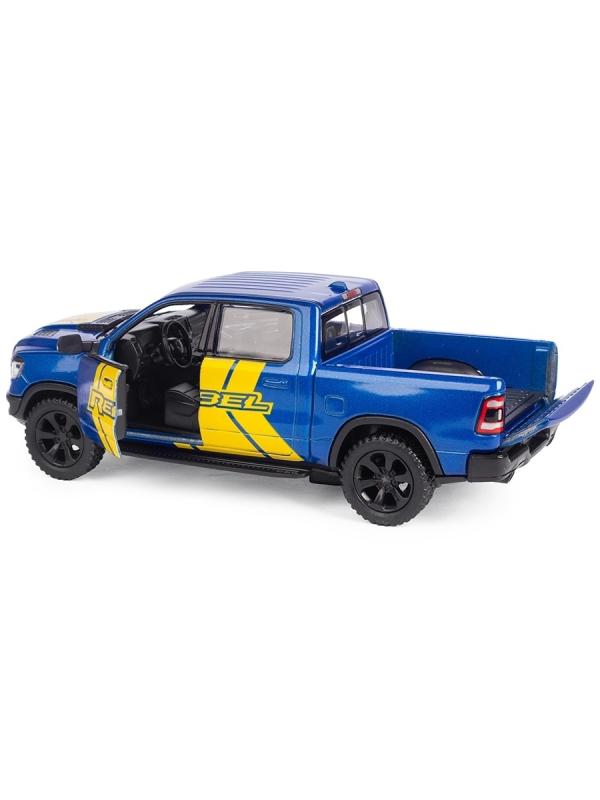 Металлическая машинка Kinsmart 1:46 «2019 Dodge RAM 1500 Livery Edition» KT5413DF, инерционная / Микс