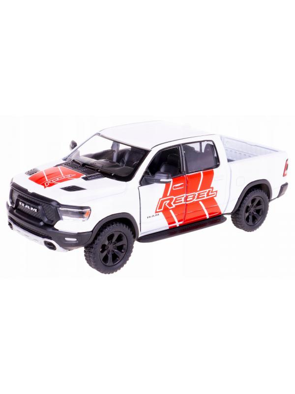 Металлическая машинка Kinsmart 1:46 «2019 Dodge RAM 1500 Livery Edition» KT5413DF, инерционная / Микс