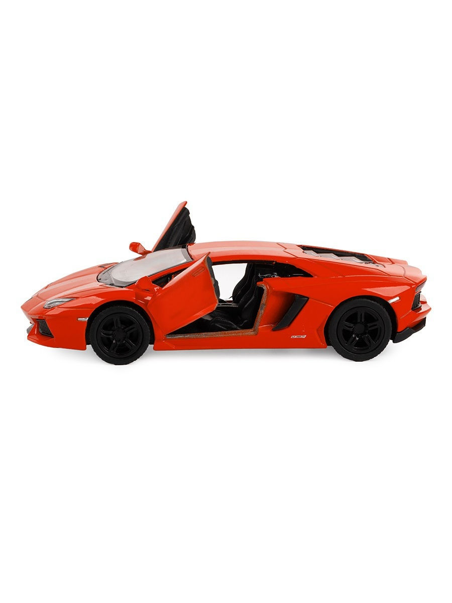 Металлическая машинка Kinsmart 1:38 «Lamborghini Aventador LP 700-4» KT5355W, инерционная в коробке / Микс