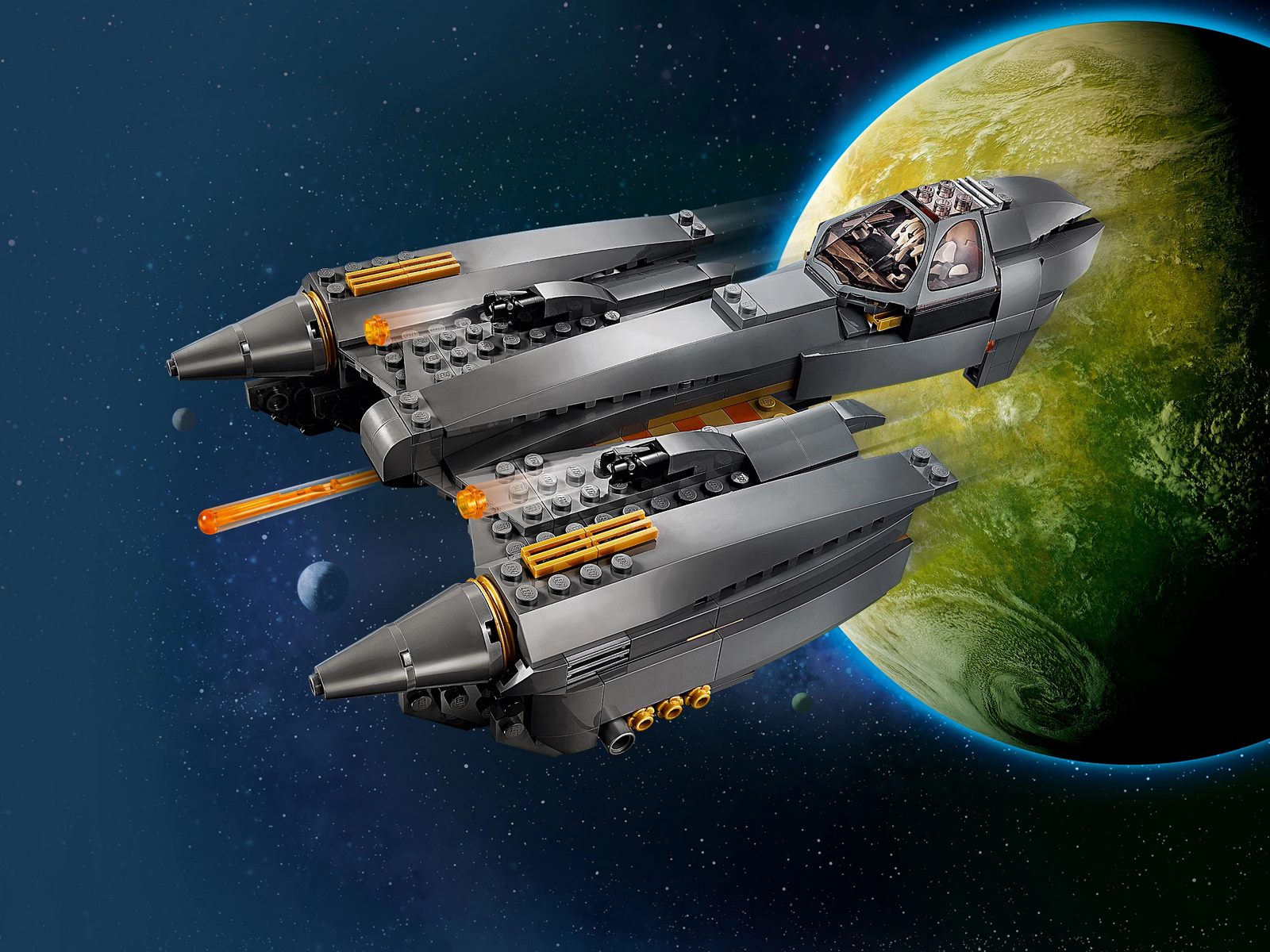 Конструктор LEGO Star Wars 75286 «Звёздный истребитель генерала Гривуса» 487 деталей