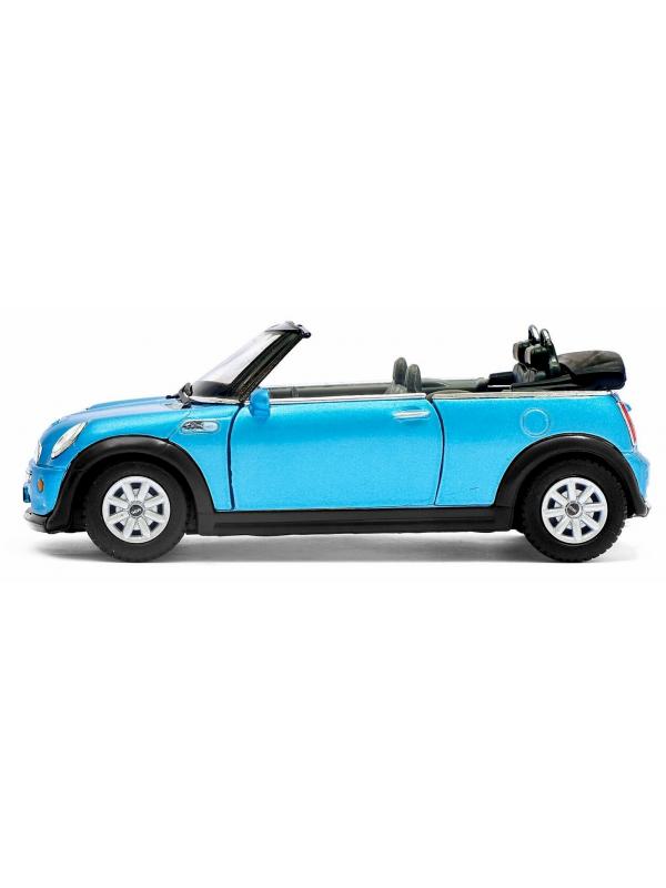 Металлическая машинка Kinsmart 1:28 «Mini Cooper S Convertible» KT5089W инерционная в коробке / Микс