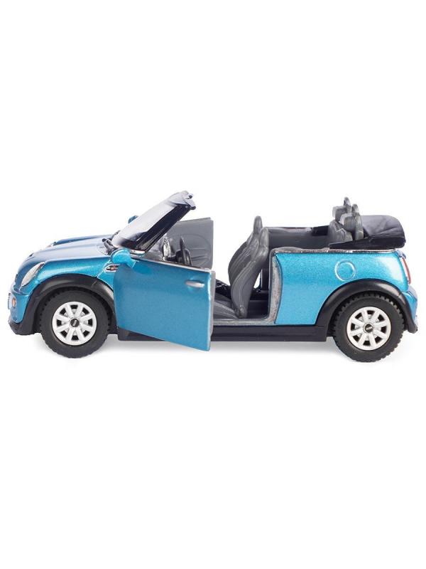 Металлическая машинка Kinsmart 1:28 «Mini Cooper S Convertible» KT5089W инерционная в коробке / Микс