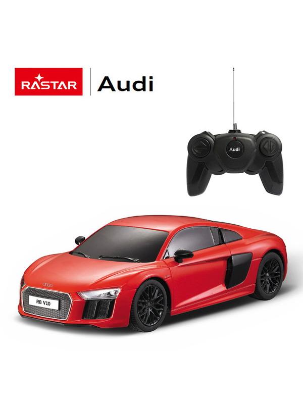 Машинка на радиоуправлении RASTAR AUDI R8 2015 Version цвет красный, 1:24