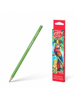 Карандаши цветные трехгранные ArtBerry 6 цветов