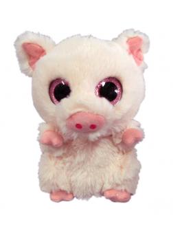 Свинка светло-розовая,15 см игрушка мягкая