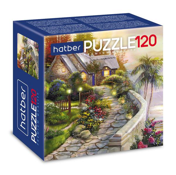 Пазл Hatber Premium Сказочная страна 120 элементов А5 формат 150Х150 мм