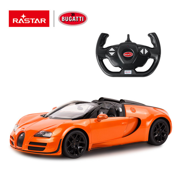 Машинка на радиоуправлении RASTAR Bugatti Grand Sport Vitesse, оранжевый 1:14