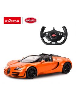 Машинка на радиоуправлении RASTAR Bugatti Grand Sport Vitesse, оранжевый 1:14