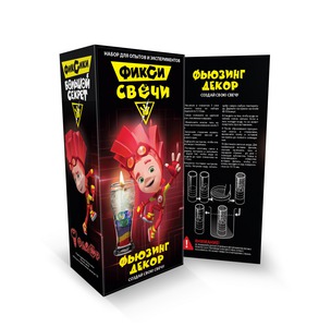 Набор для экспериментов. Фикси-опыты. Набор малый для создания гелевых свечей &