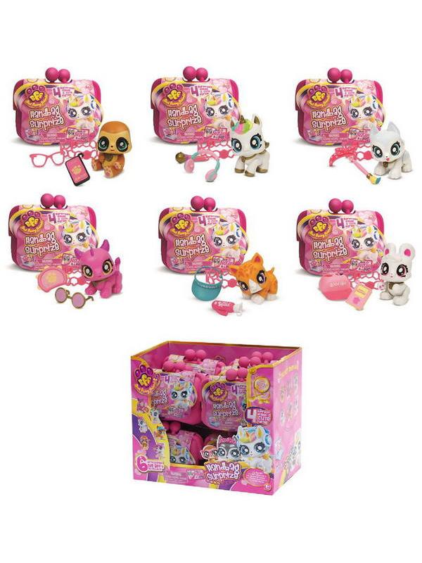 Best Furry Friends игрушка-сюрприз в кошельке Hand Bag Surprise, 12 шт в дисплее, 6 шт в ассортименте