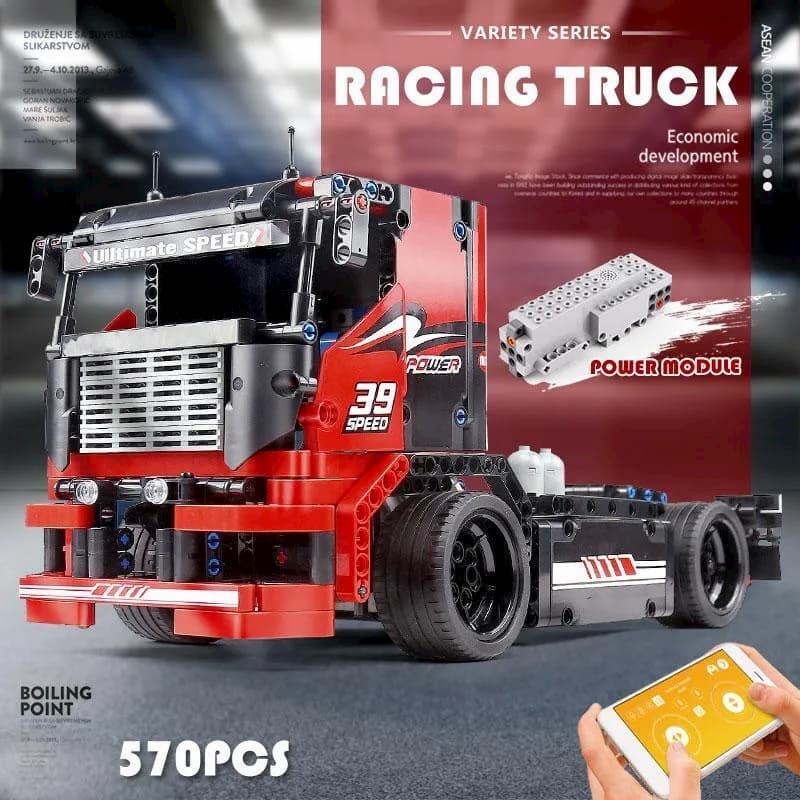 Конструктор Mould King «Грузовик Racing Truck» 15002 / 570 деталей