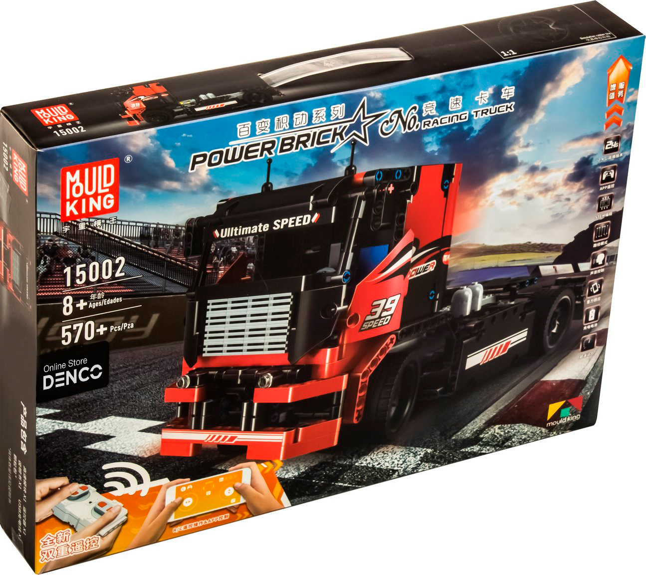 Конструктор Mould King «Грузовик Racing Truck» 15002 / 570 деталей