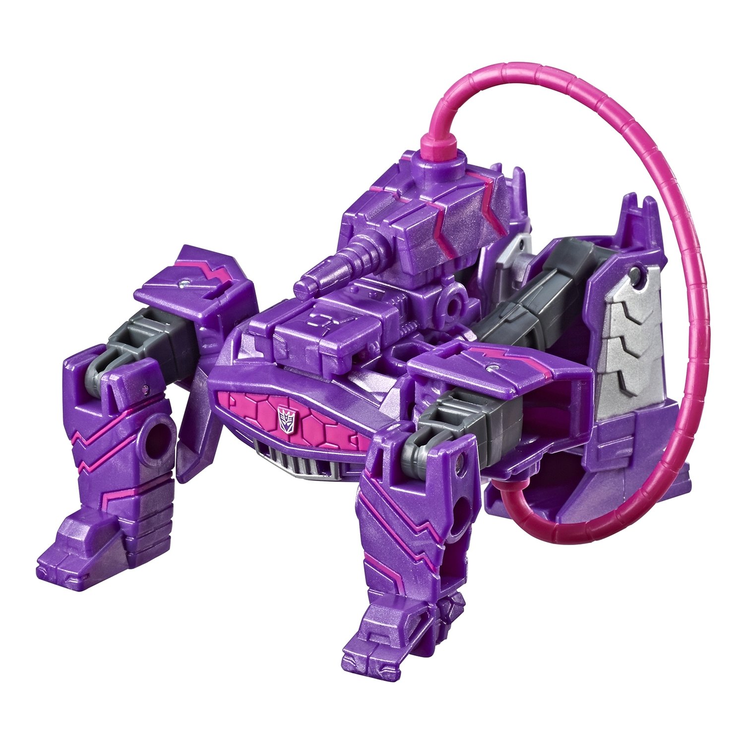 Робот-трансформер Hasbro Transformers «Кибервселенная СпаркАмор Шоквейв» E4219EU4, 13 см