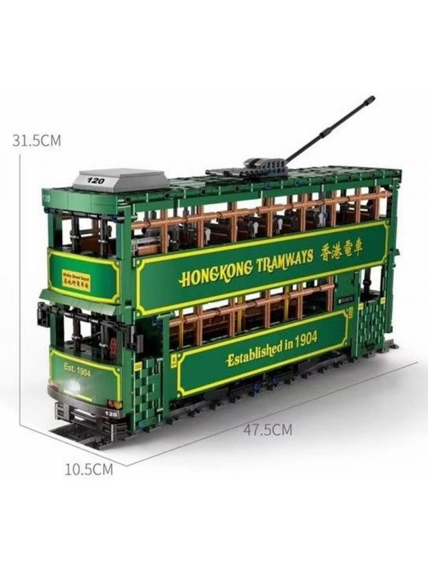 Конструктор KONSEPT «Гонконгский трамвай с ДУ» KB120 / 2528 деталей