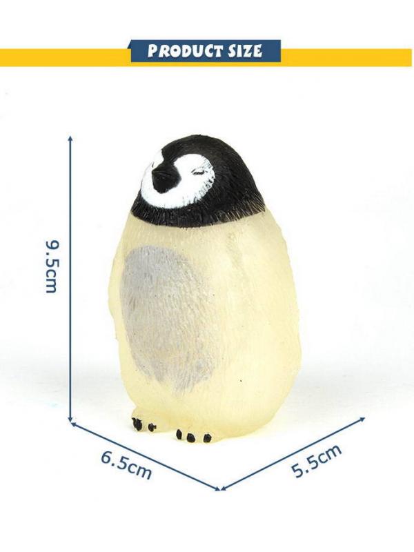 Фигурка ABtoys Юный натуралист Тянучка Пингвин, термопластичная резина