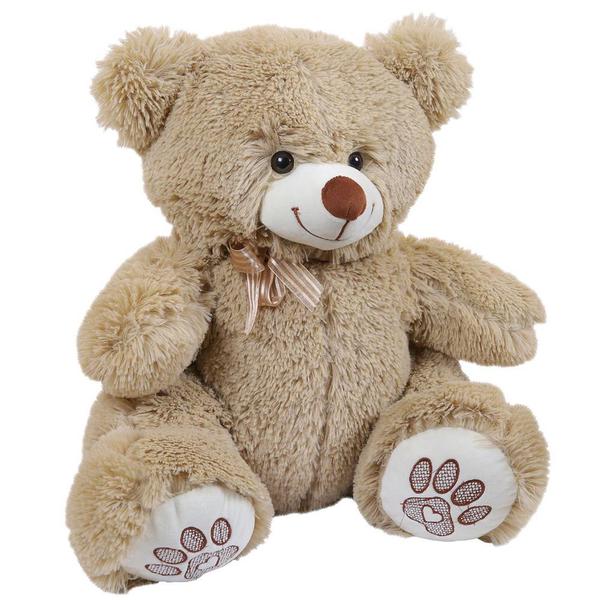 Мягкая игрушка Медведь плюшевый светло-коричневый 40 см