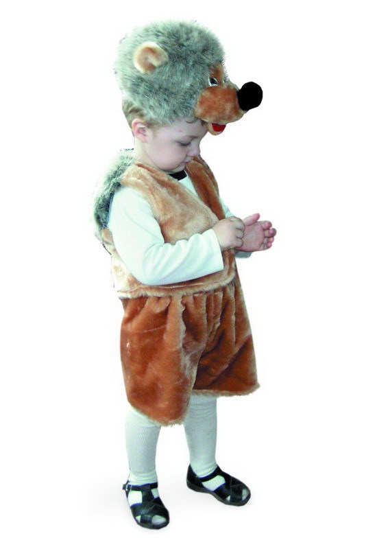 Карнавальный костюм Батик Ежик (мех) размер 28 (детский)