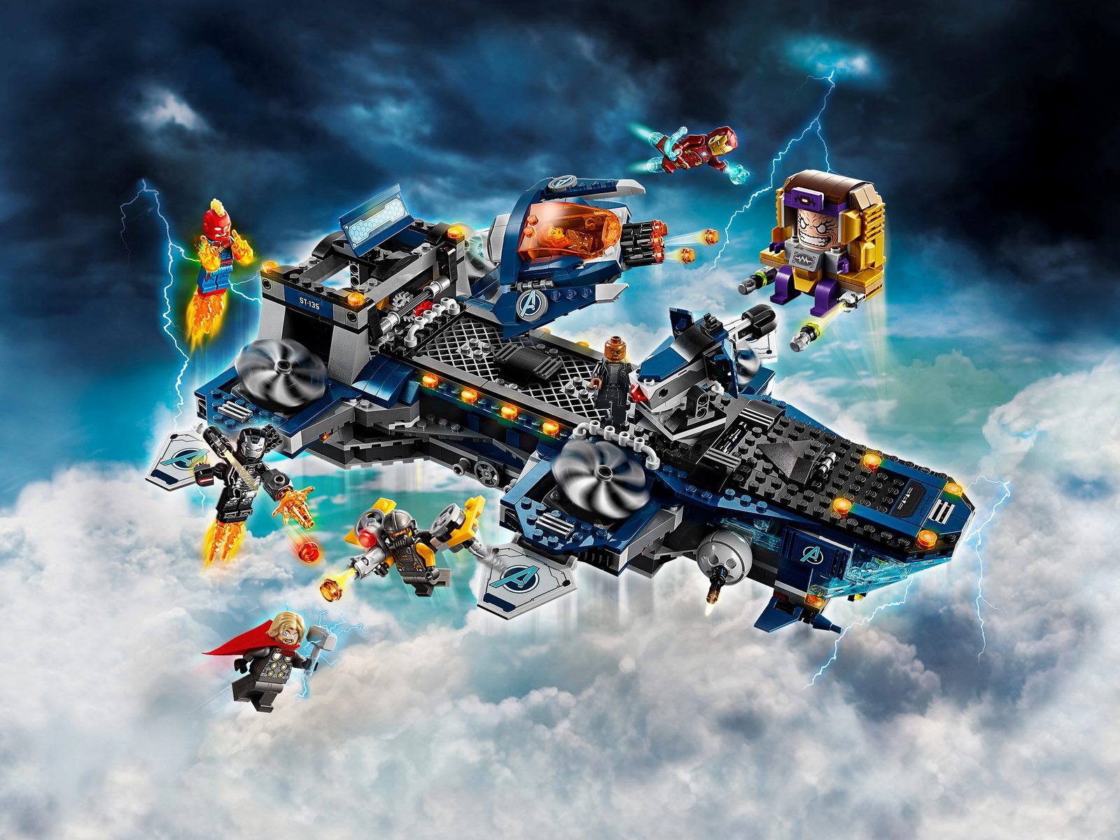 Конструктор LEGO Super Heroes «Геликарриер» 76153 / 1244 детали