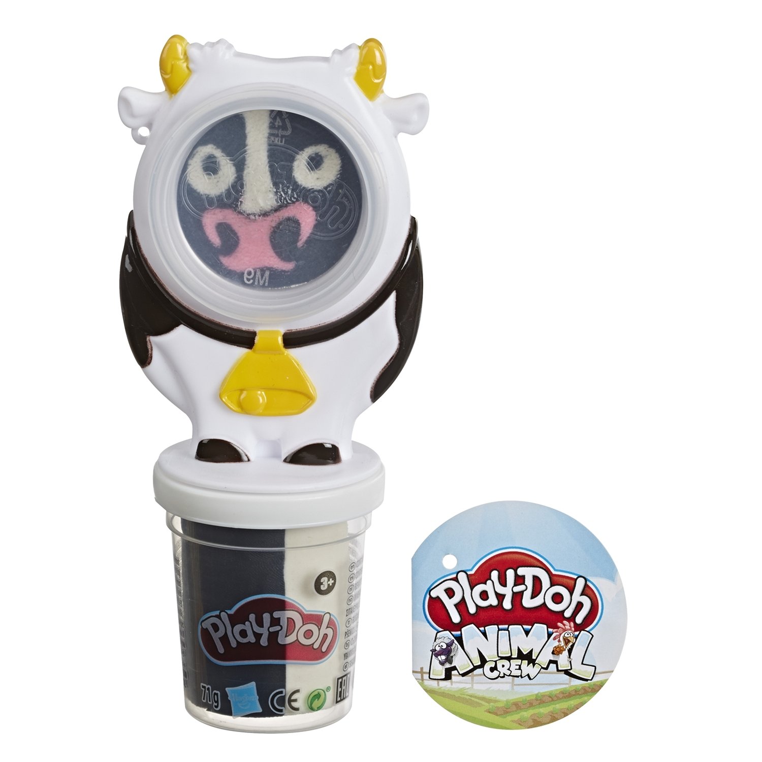 Набор для творчества Hasbro Play-Doh «Жители фермы 2 цвета» E6722EU2 / Микс