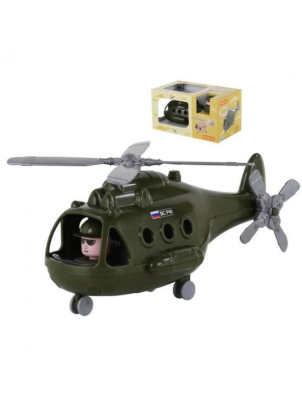Вертолёт военный Альфа (в коробке) 29х16,5х15,5 см.