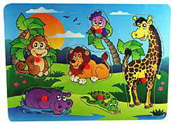 Рамка-вкладыш Рыжий кот Жаркие страны деревянная 21х29,5 см