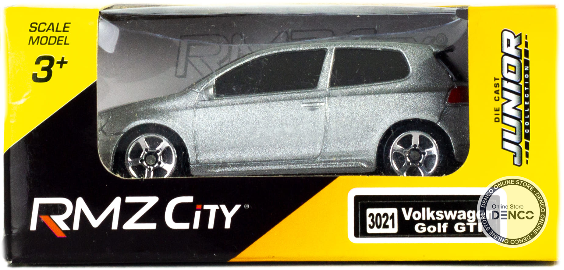 Машинка металлическая Uni-Fortune RMZ City 1:64 «Volkswagen Golf GTI» цвет серебряный