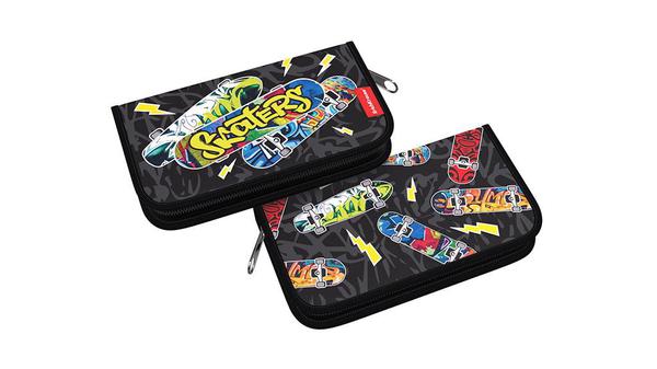 Пенал-книжка ErichKrause 110x205x25мм Neon Skate без наполнения