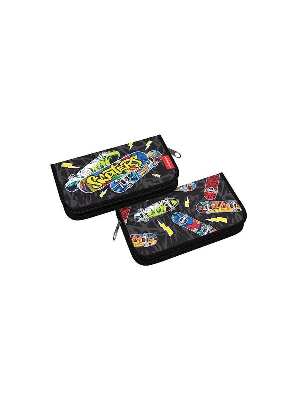 Пенал-книжка ErichKrause 110x205x25мм Neon Skate без наполнения