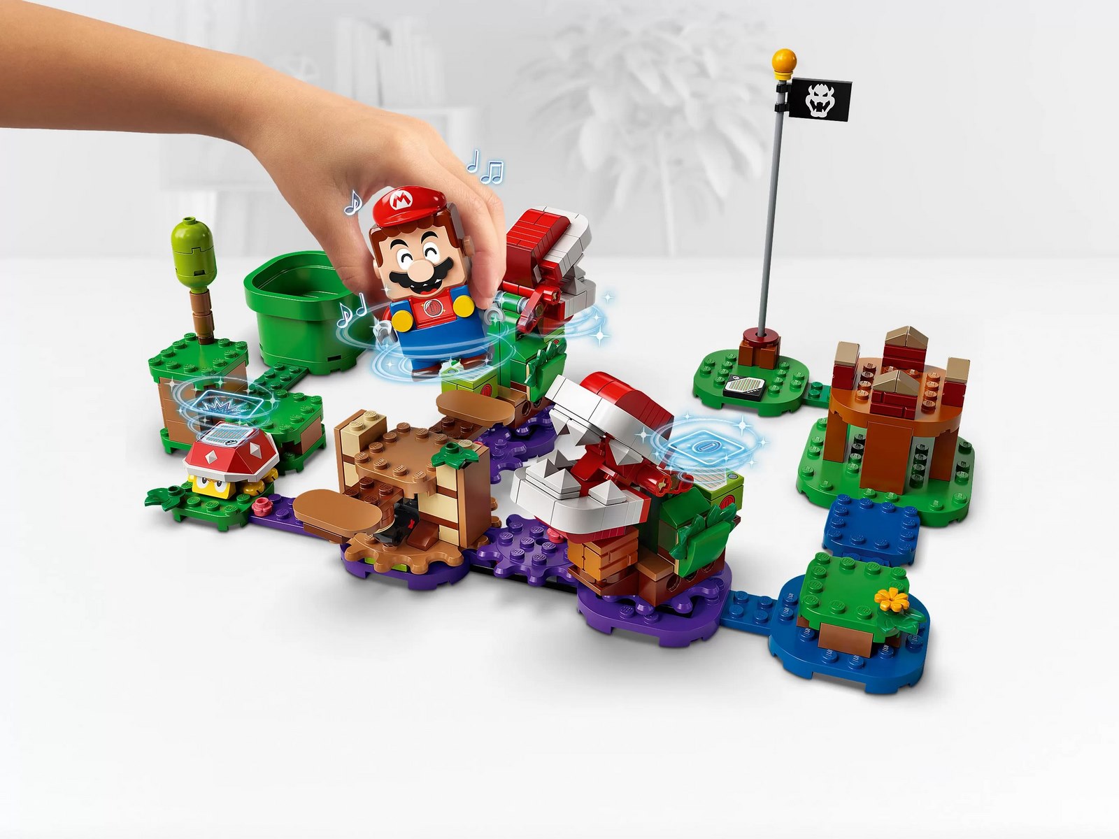 Конструктор LEGO Super Mario «Загадочное испытание растения-пираньи» Дополнительный набор 71382 / 267 деталей