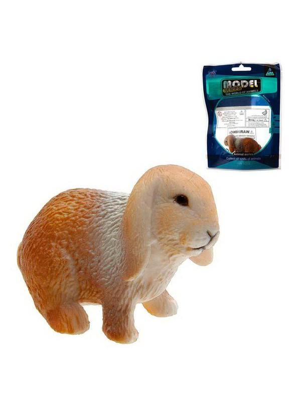 Фигурка мини-животного в пакетике. Кролик, в ассортименте 6 видов.