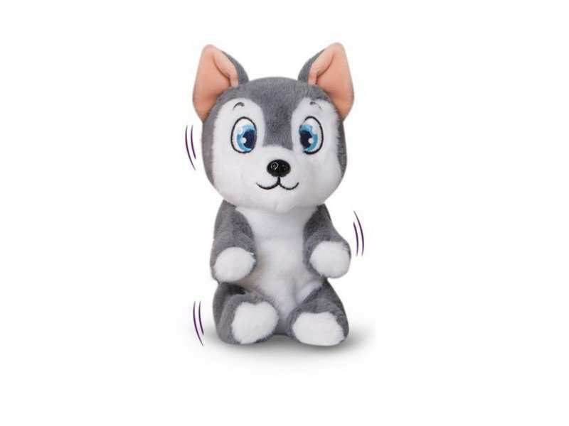 Игрушка интерактивная IMC Toys Club Petz Щенок интерактивный (серый) , со звуковыми эффектами, шевелит лапками если почесать животик